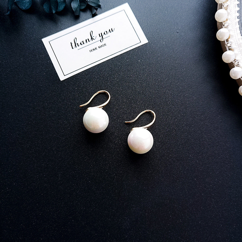 Simple Pearl Earrings