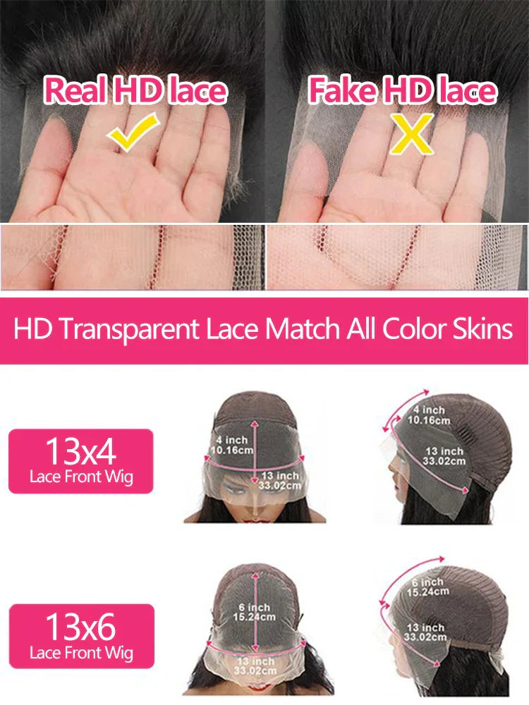 Deep Wave Lace Front Curly Wigs